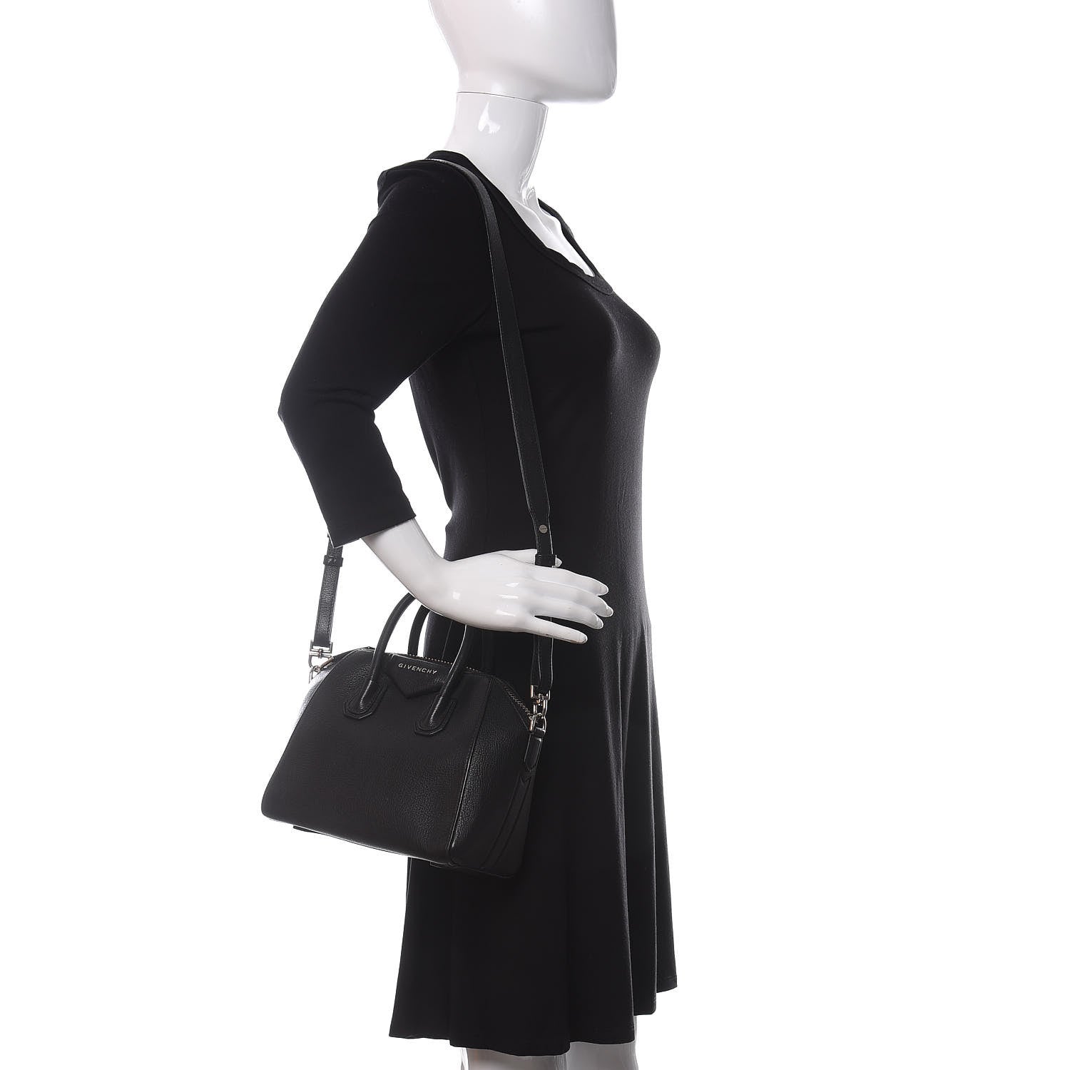 Givenchy Sugar Goatskin Mini Antigona Black 2 of 12