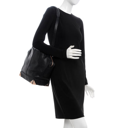 Alexander Wang Pebbled Lambskin Medium Emilie Black 2 of 8
