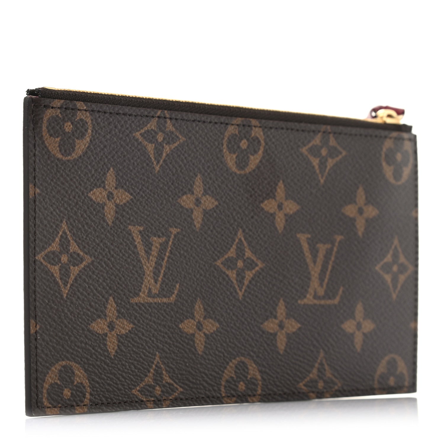 Louis Vuitton Monogram Felicie Chain Wallet Zippered Insert Fuchsia 3 of 6
