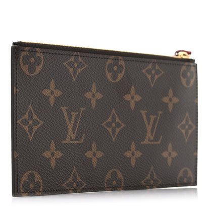 Louis Vuitton Monogram Felicie Chain Wallet Zippered Insert Fuchsia 3 of 6