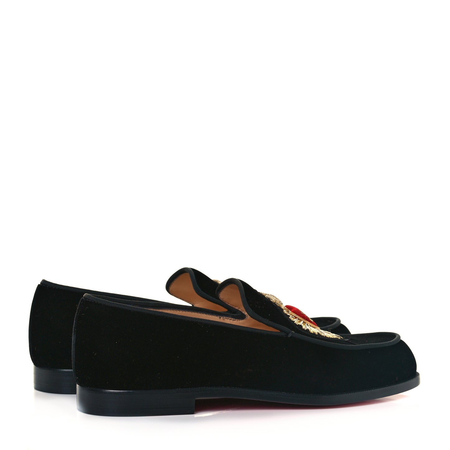 Velvet Perou Corazon Flats 36 Black