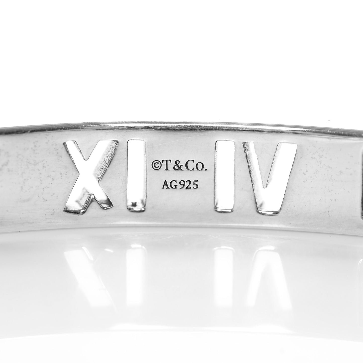 Sterling Silver Atlas Pierced Hinged Bangle Bracelet