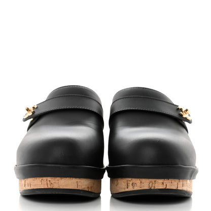 Chanel Calfskin CC Turn Lock Clogs 39 Black 2 of 7