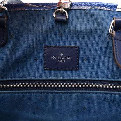 Louis Vuitton Monogram Escale Onthego GM Blue 6 of 15