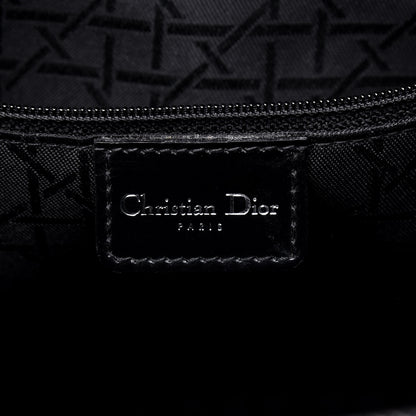 Christian Dior Denim Cannage Large Lady Dior Black 6 of 17