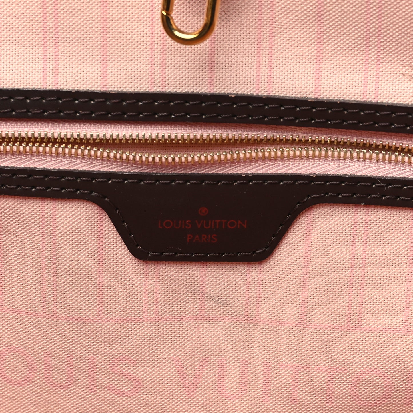 Damier Ebene Neo Neverfull MM Rose Ballerine