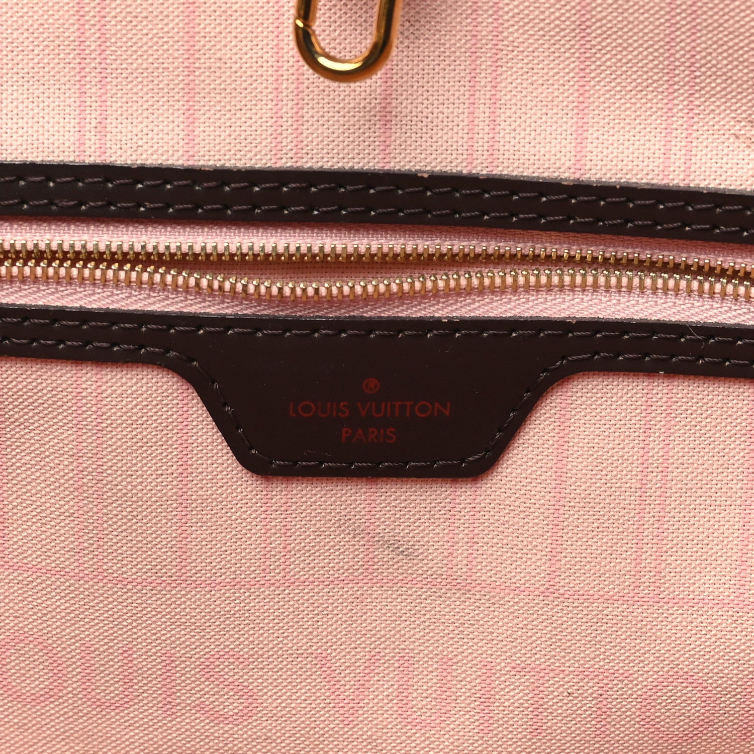 Louis Vuitton Damier Ebene Neo Neverfull MM Rose Ballerine 6 of 13