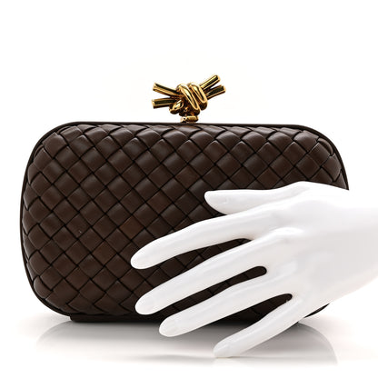 Bottega Veneta Nappa Intrecciato Knot Madder Brown 2 of 6