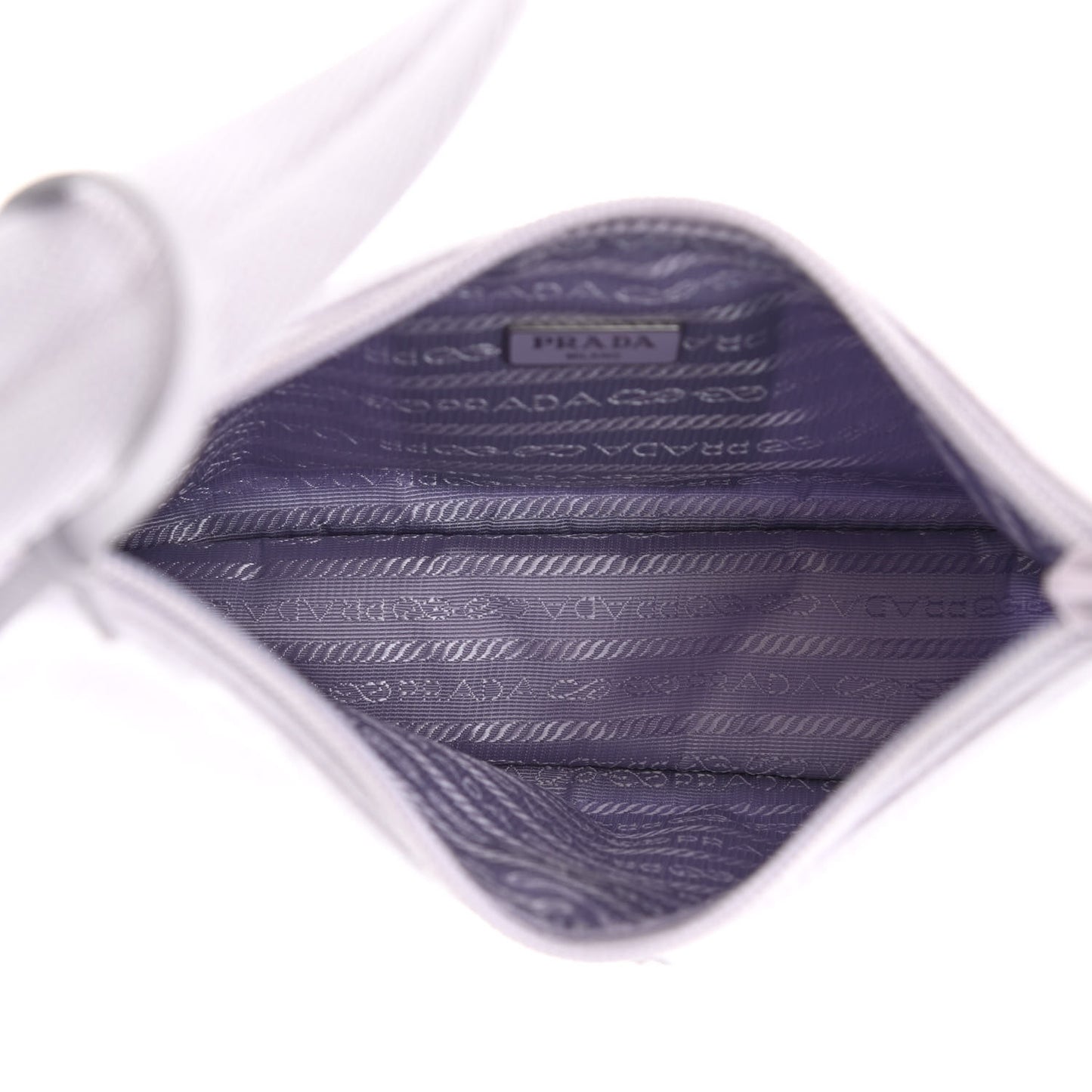Re-Nylon Saffiano Mini Re-Edition 2000 Bag Glicine