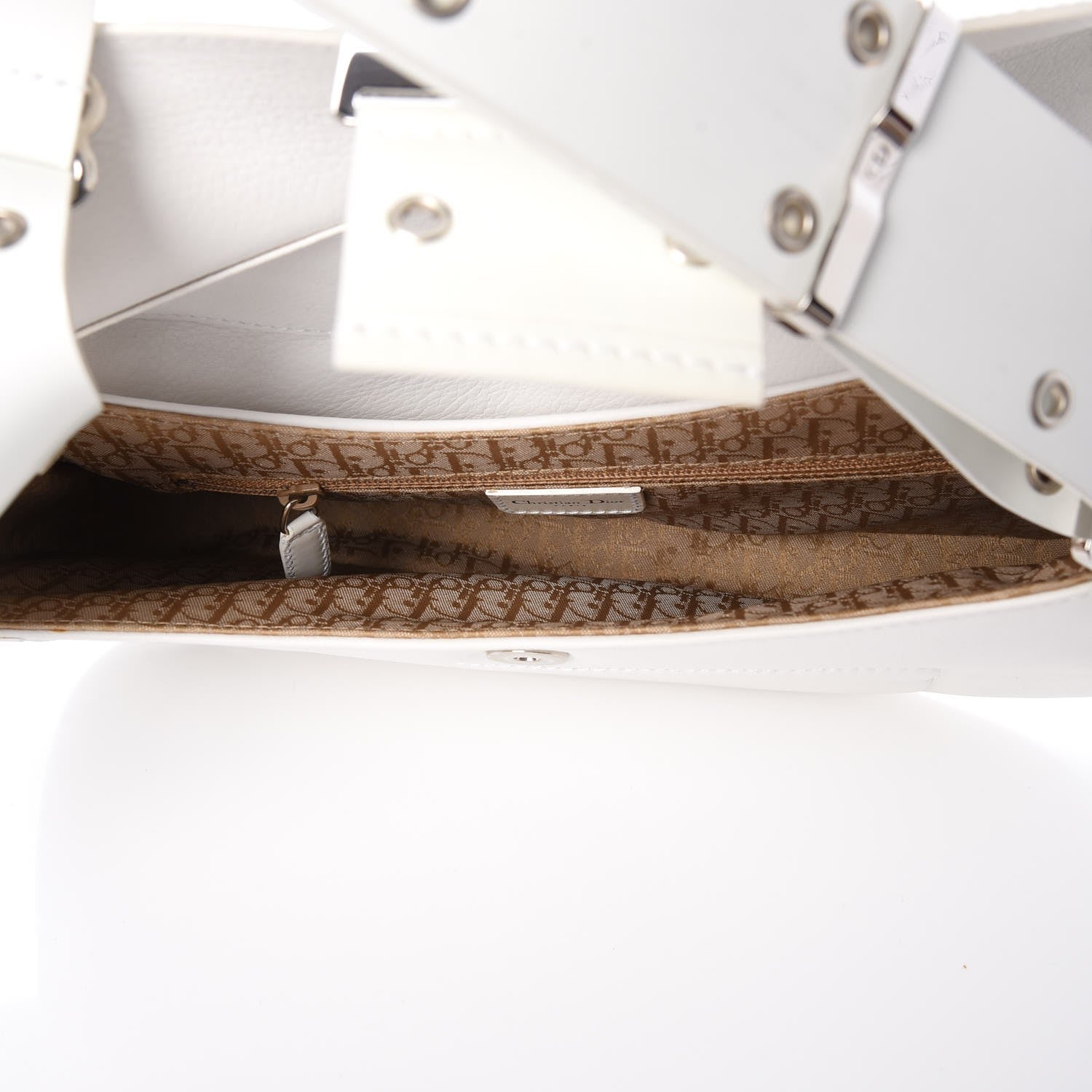 Christian Dior Calfskin Street Chic Bag White 5 of 7