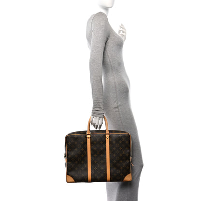 Louis Vuitton Monogram Porte-Documents Voyage Briefcase 2 of 10