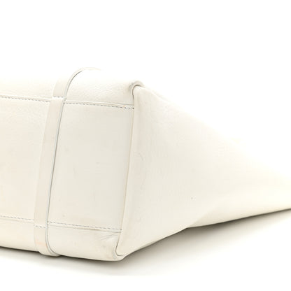 Balenciaga Smooth Calfskin Double Sided Small Everyday Tote Optic White Black 11 of 17