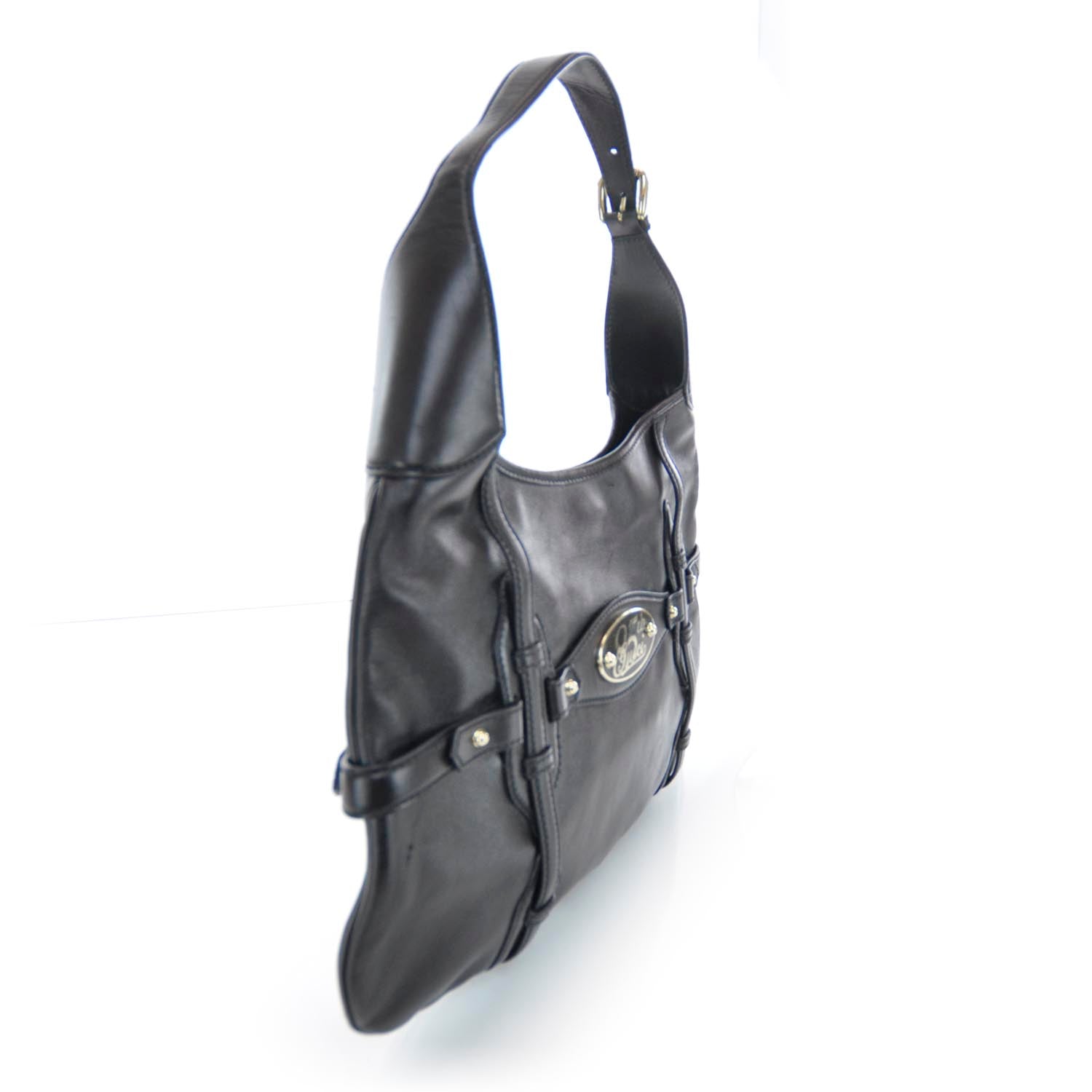 Gucci Leather Horsebit 85th Anniversary Hobo Black 5 of 11