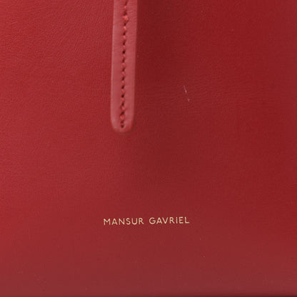 Mansur Gavriel Calfskin Mini Bucket Bag Flamma 9 of 11