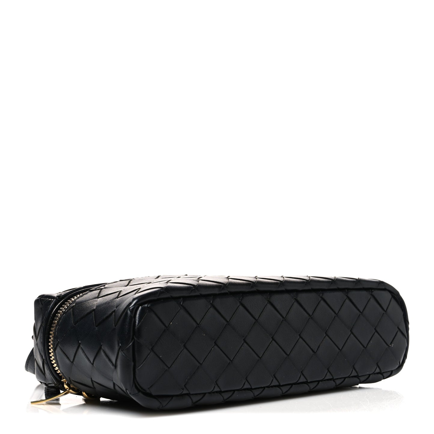 Calfskin Intrecciato Bang Bang Vanity Case Black