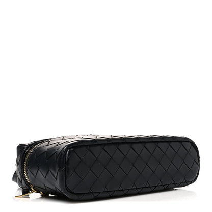 Bottega Veneta Calfskin Intrecciato Bang Bang Vanity Case Black 4 of 11