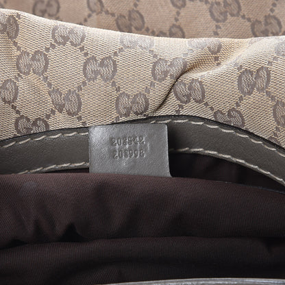 Gucci Monogram Large Jockey Hobo Grey 7 of 7