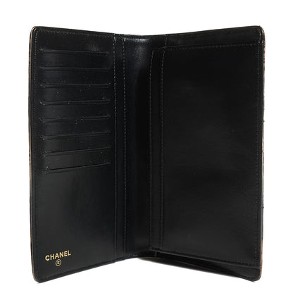 Chanel Python Yen Wallet Black Gold 6 of 9