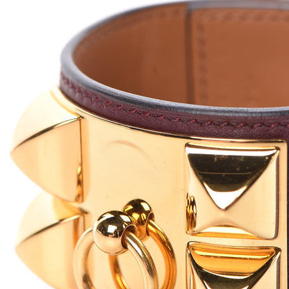 Hermes Swift Collier de Chien CDC Bracelet T2 Bordeaux 6 of 9