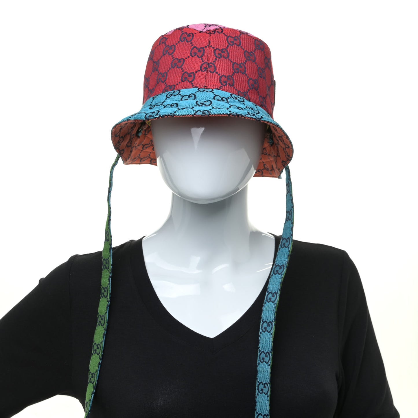 Monogram Multicolor Reversible Bucket Hat Yellow Multicolor