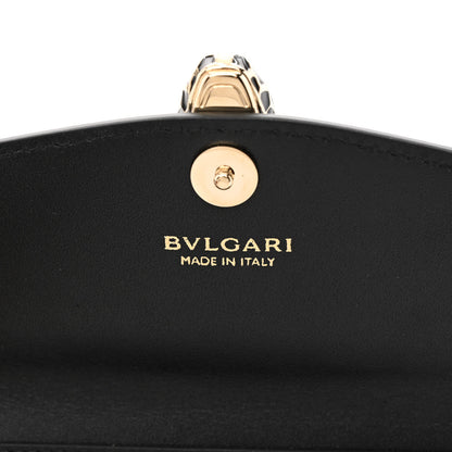 Bulgari Metallic Serpenti Forever Chain Wallet Dark Blue 6 of 11