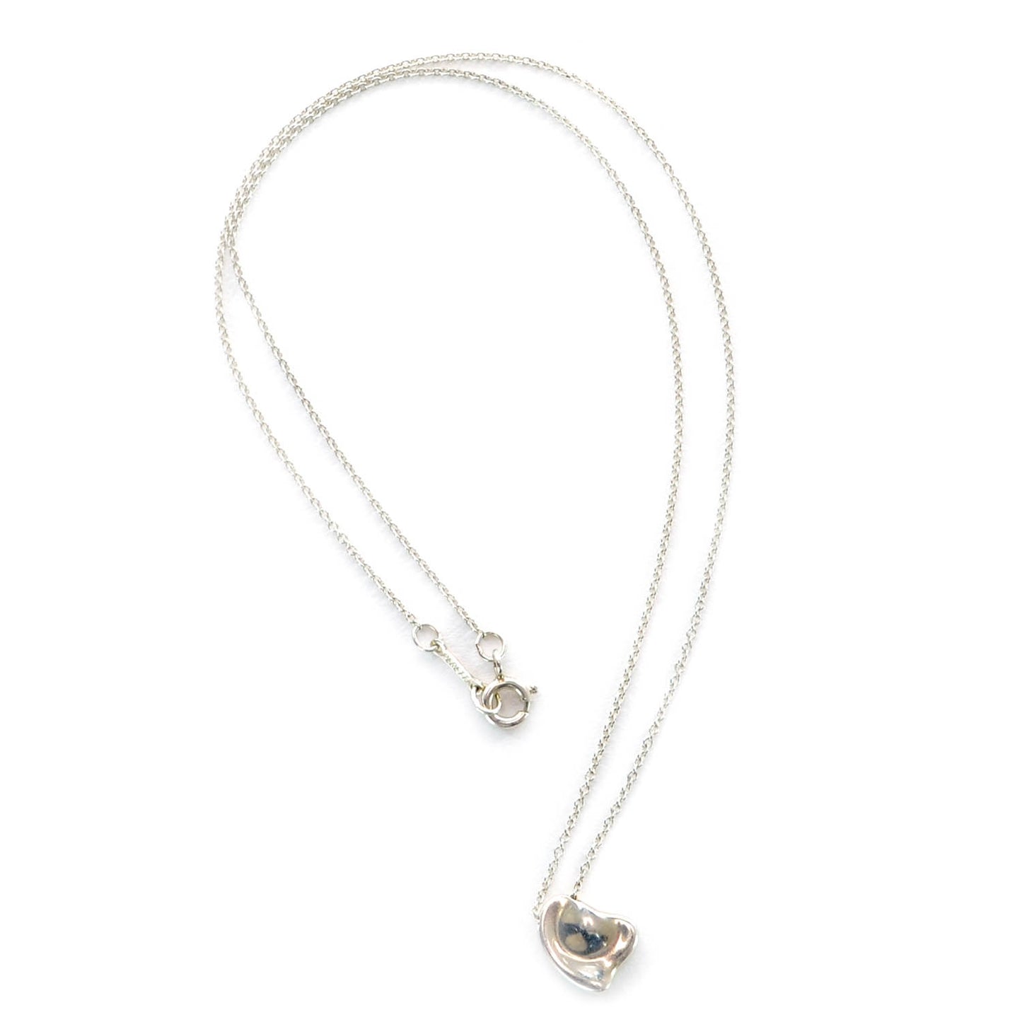 Sterling Silver Elsa Peretti Full Heart Pendant Necklace
