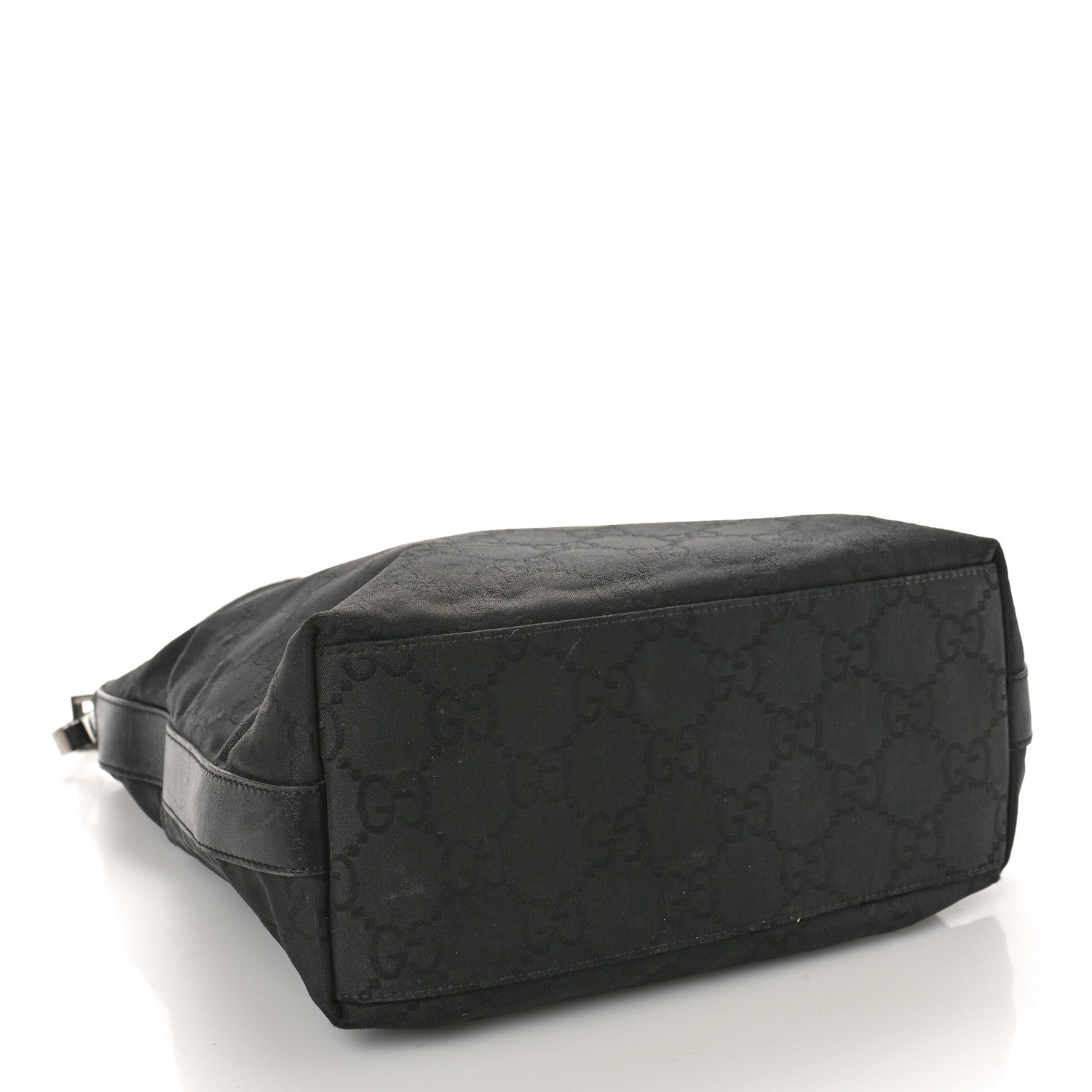 Gucci Monogram GG Clasp Hobo Black 4 of 14