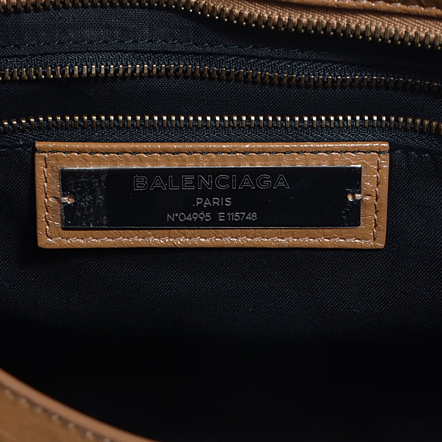 Balenciaga Agneau Classic Hardware City Marron Cannelle 7 of 12