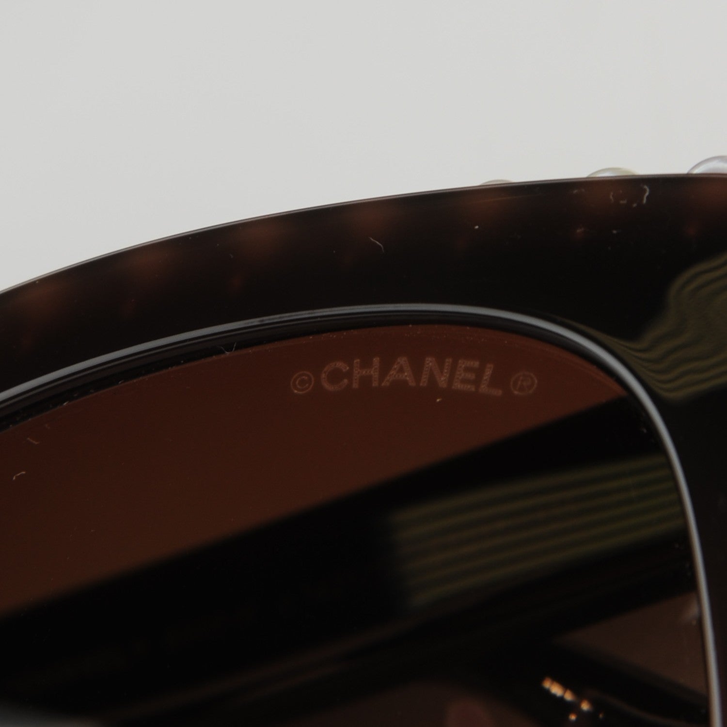Chanel Freshwater Cultured Pearl Butterfly Sunglasses 6040-H Brown 6 of 7