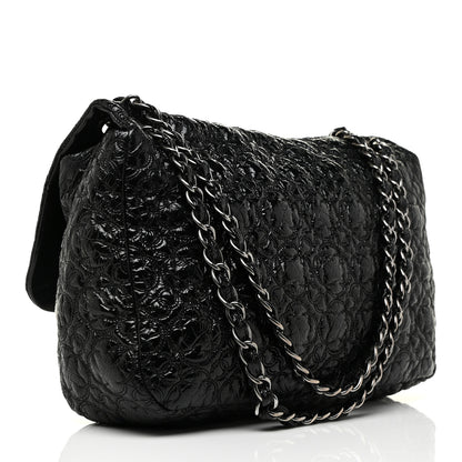 Chanel Vinyl Rock In Moscow Single Flap Black 3 of 18
