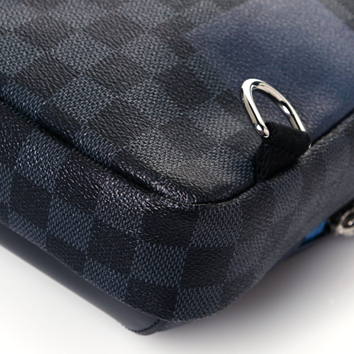 Damier Graphite Giant Avenue Sling Backpack Blue