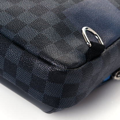 Louis Vuitton Damier Graphite Giant Avenue Sling Backpack Blue 11 of 12