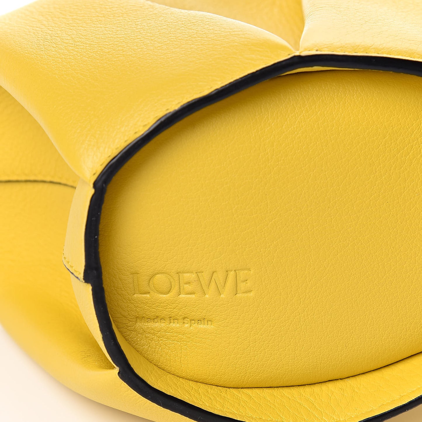 Calfskin Mini Elephant Crossbody Bag Yellow