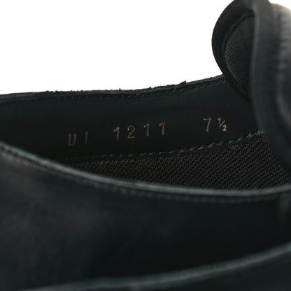 Louis Vuitton Calfskin Mens Derby LV Harness Shoes 7.5 Black 8 of 10