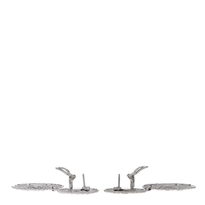 Buccellati Sterling Silver Vermeil Blossoms Daisy Drop Earrings 3 of 5