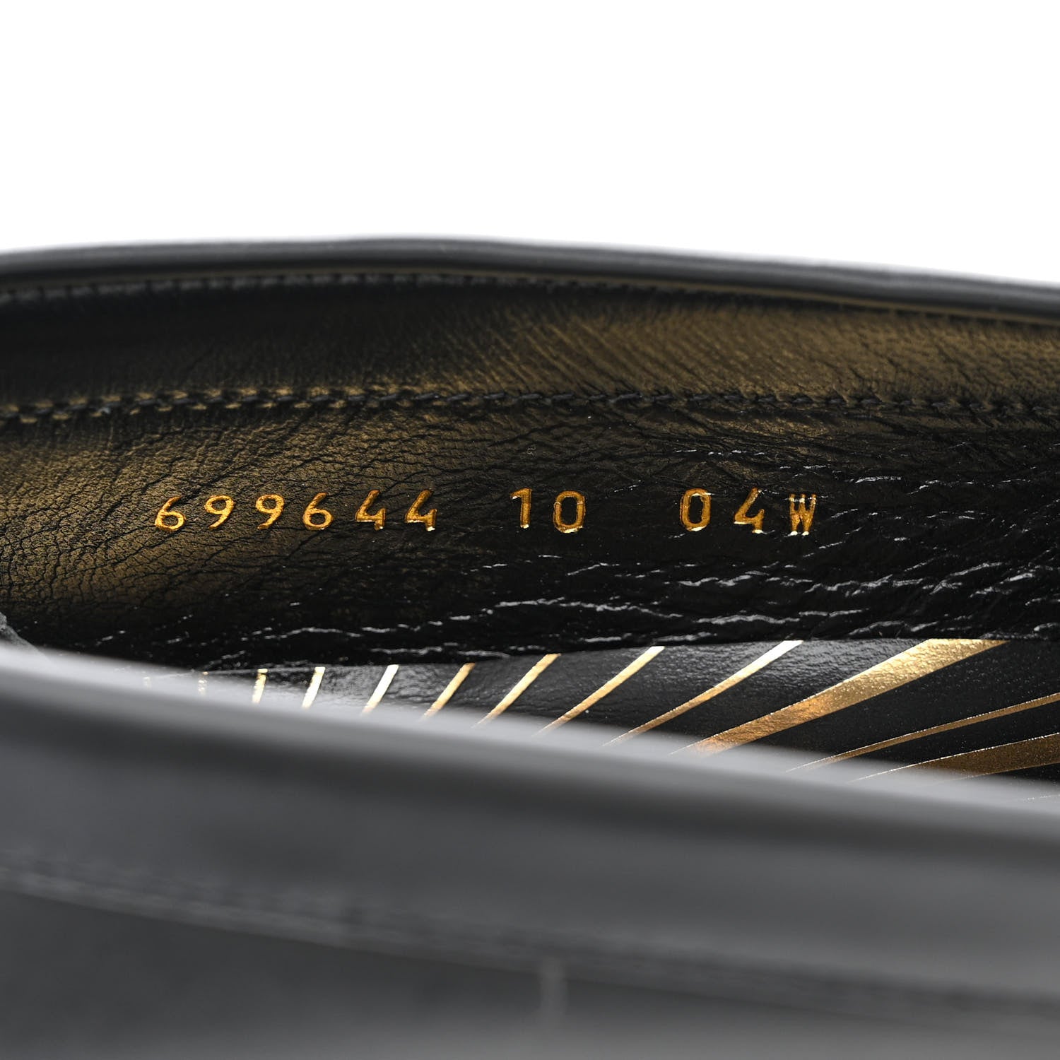 Gucci Millennial Ribot Mens Cara Loafers 10 Black 8 of 9