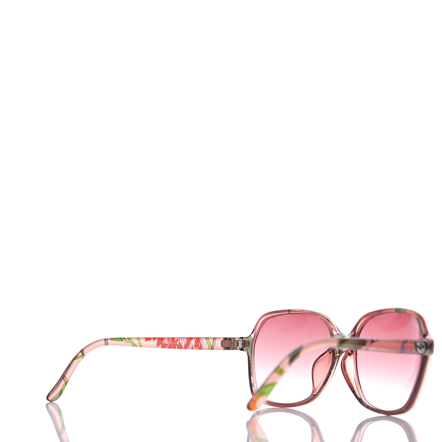 Round Floral Print Sunglasses GG3636 Pink