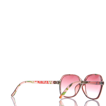 Gucci Round Floral Print Sunglasses GG3636 Pink 4 of 8