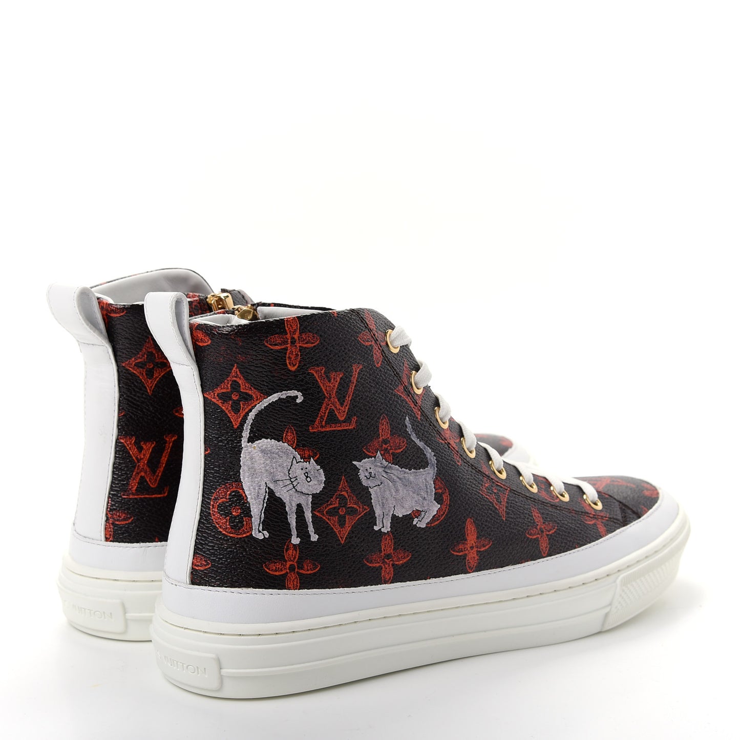 Catogram Stellar Sneaker Boots 39 Marron