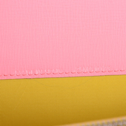 Christian Dior Grained Calfskin Colorblock Eclipse Wallet 6 of 7