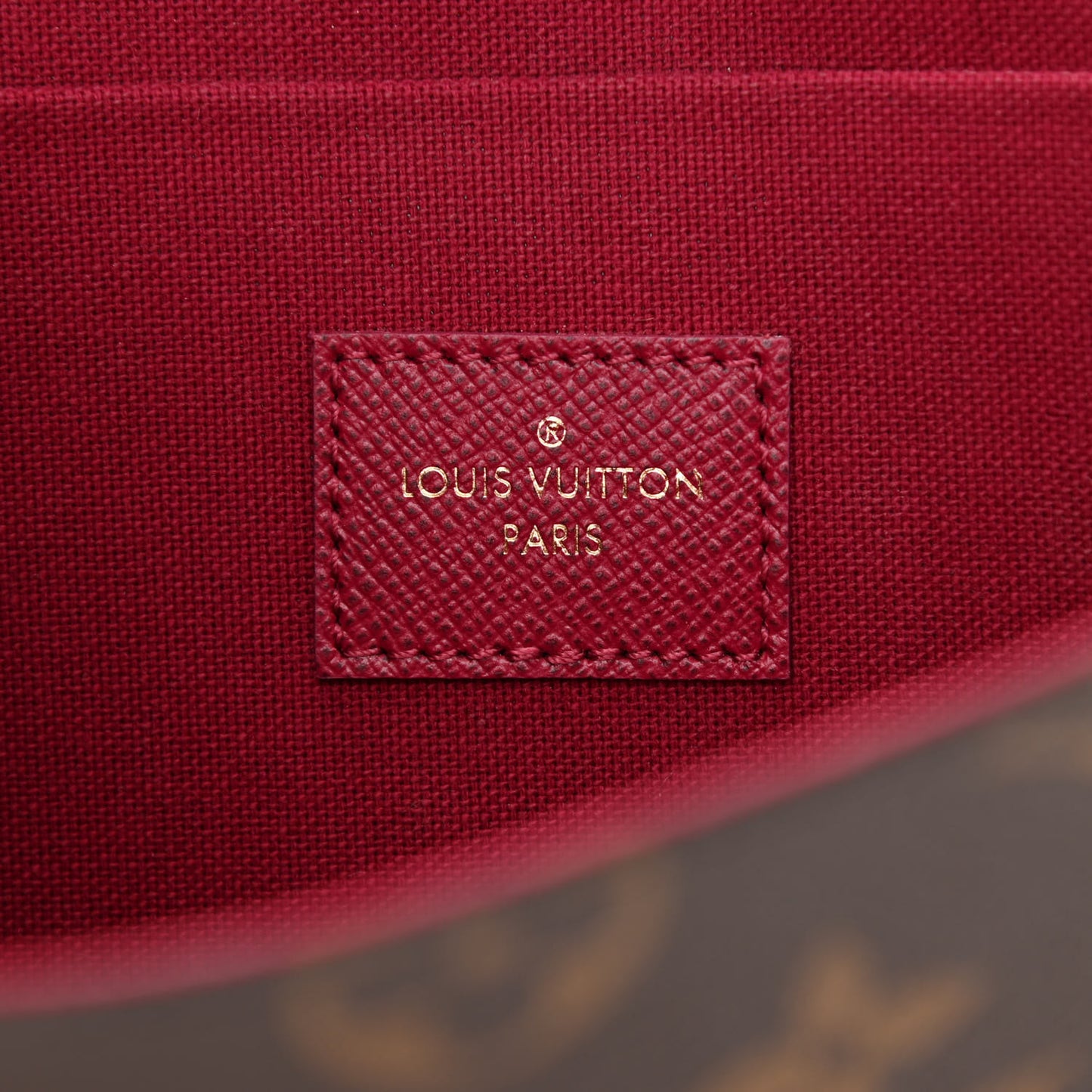Monogram Pochette Felicie Chain Wallet Fuchsia