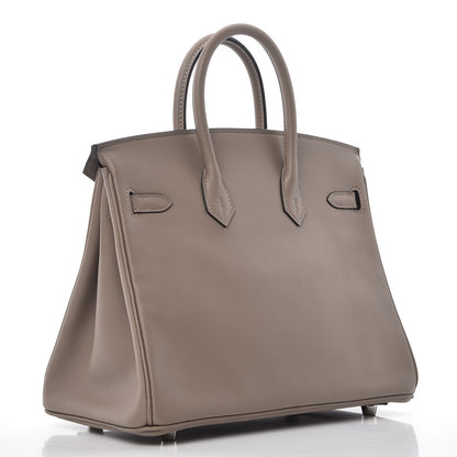 Hermes Swift Birkin 25 Gris Asphalte 3 of 33