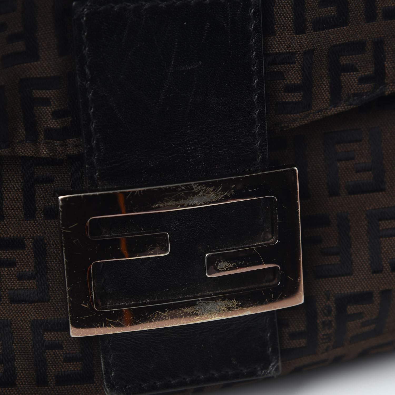 Fendi Zucchino Baguette Brown 8 of 10