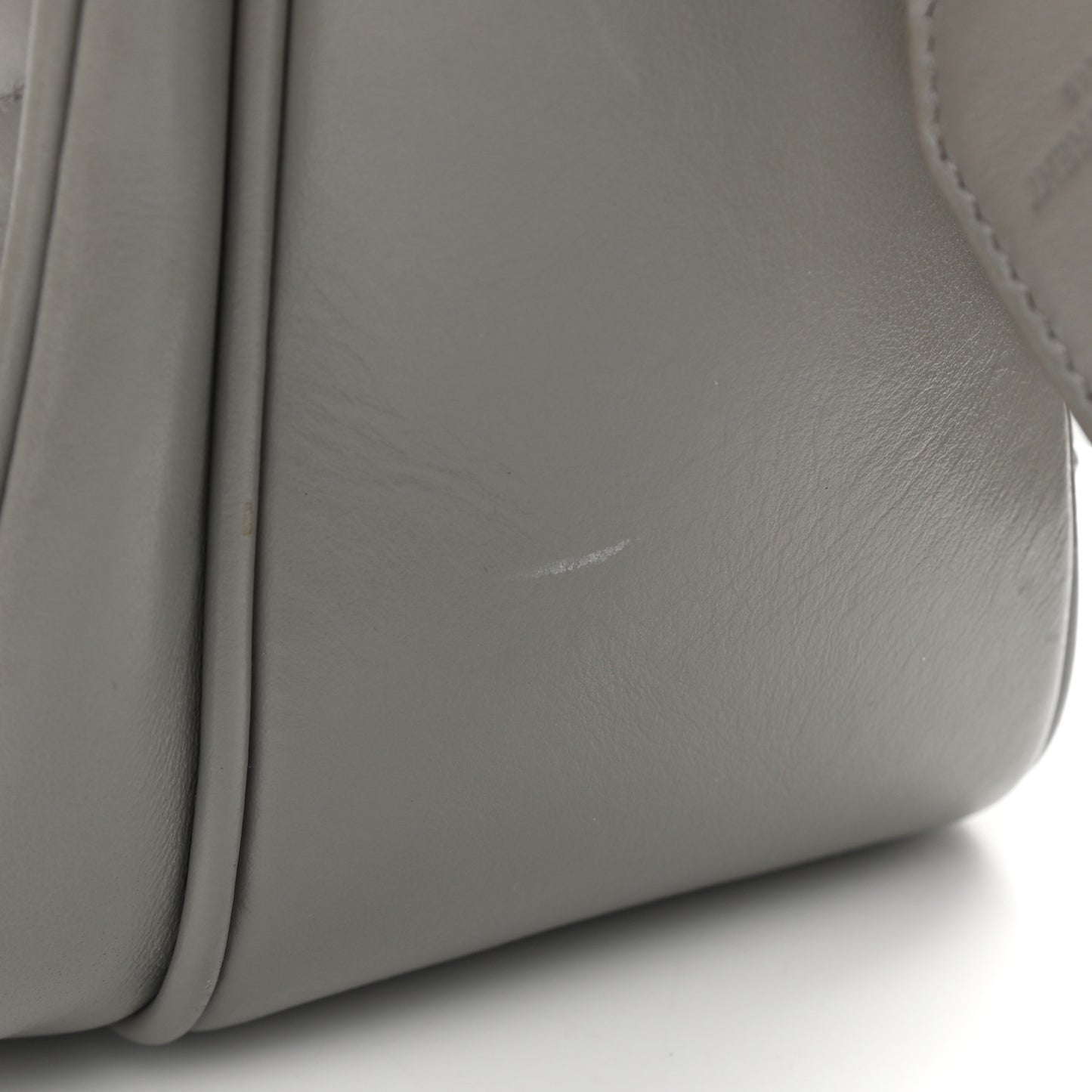 Calfskin Y Quilted Monogram Loulou Shoulder Bag Pearl Grey