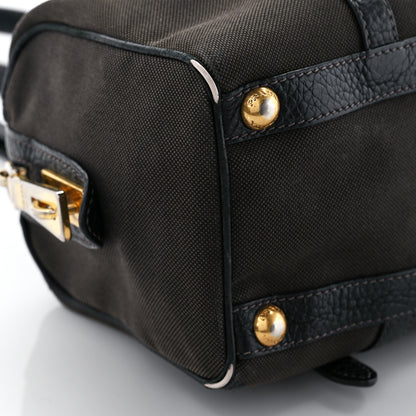 Prada Jacquard Logo Shoulder Bag Moro Black 6 of 7