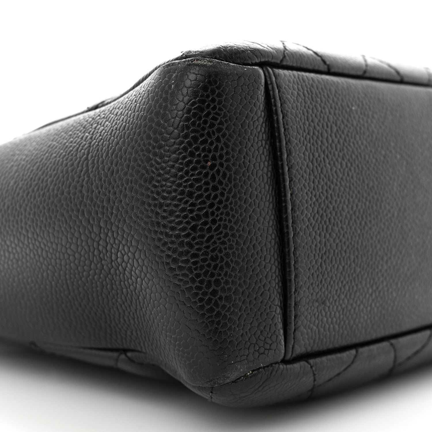 Chanel Caviar Quilted Petit Shopping Tote PST Black 10 of 14