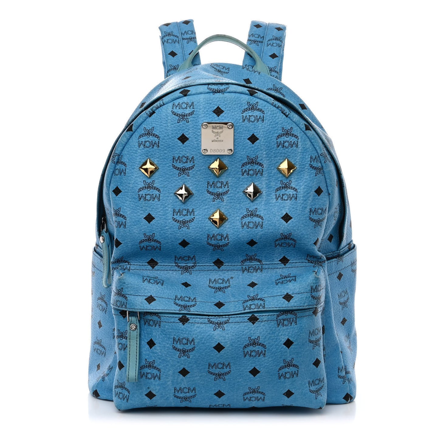 Visetos Medium Sprinkle Stud Stark Backpack Blue