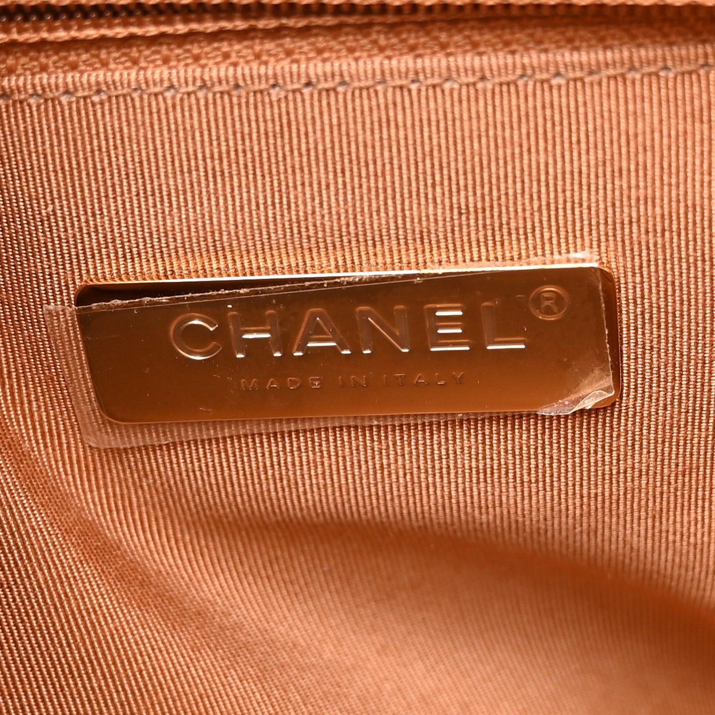 Lambskin Quilted Large Chanel 19 Flap Brown