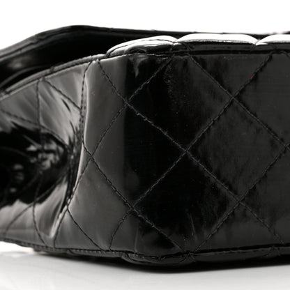 Chanel Patent Quilted Medium Double Flap Black 9 of 11