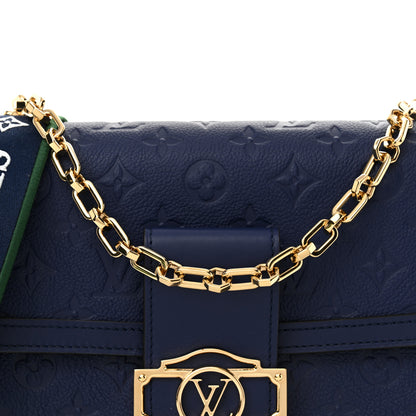Louis Vuitton Empreinte Monogram Dauphine MM Blue Myrtle 8 of 10